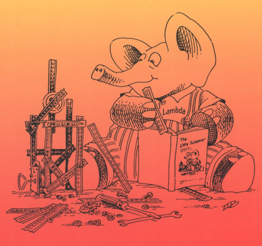 Figure 4: close-up of Duane Bibby’s cover illustration for “The Little Schemer”